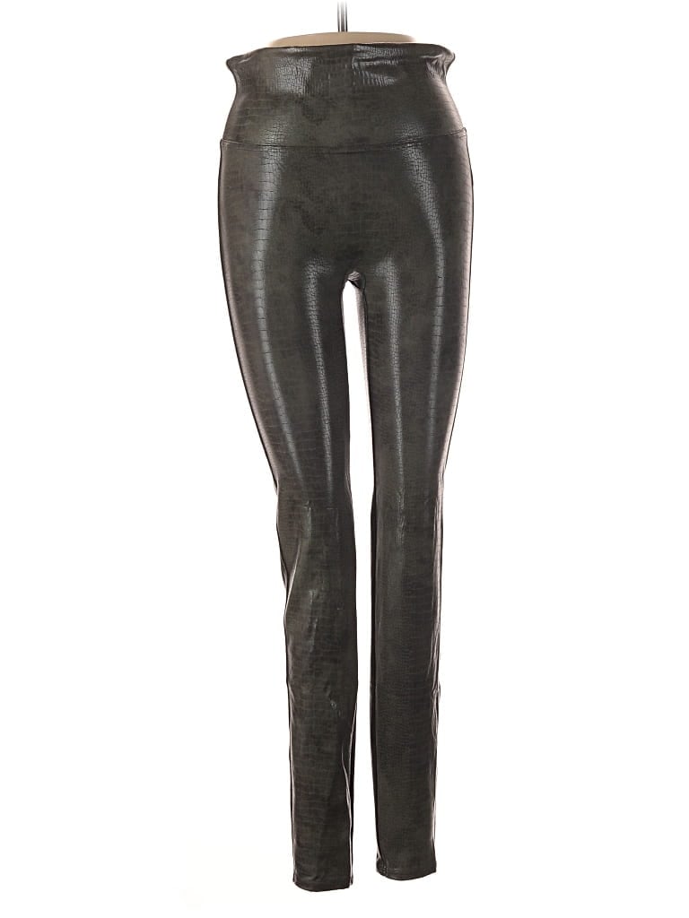 Pre-owned Spanx Active Pants In Silver