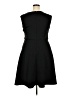 Studio One Solid Black Casual Dress Size 18 - photo 2