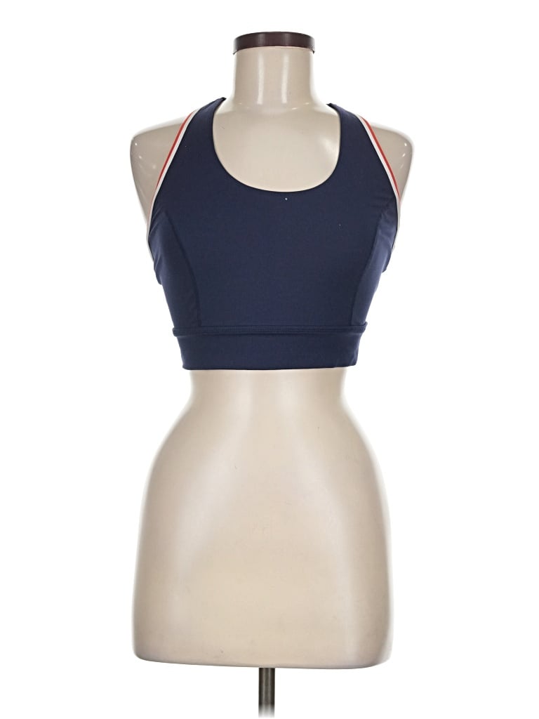 Pre-owned Fp Movement Tank Top Blue Halter Neckline Tops