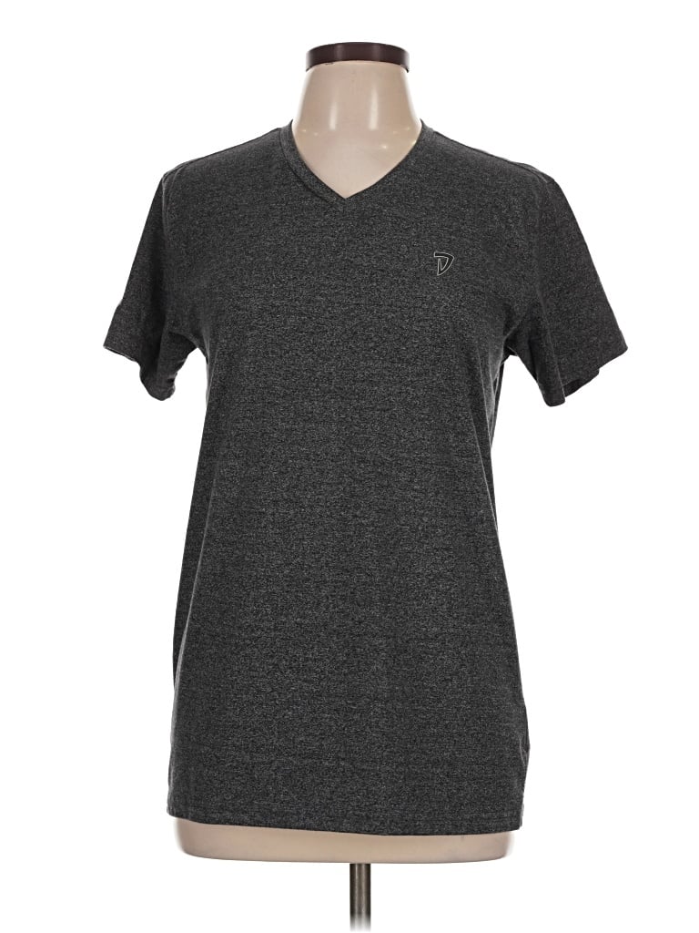 Pre-owned Assorted Brands Short Sleeve T-shirt In Gray
