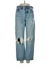 Levi's 100% Cotton Hearts Blue Jeans Size 25 waist - photo 1