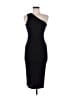 PrettyLittleThing Solid Black Cocktail Dress Size 6 - photo 1