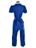 Nine West 100% Rayon Solid Blue Jumpsuit Size XS - photo 2