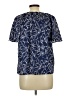 Eclair 100% Polyester Blue Short Sleeve Blouse Size L - photo 2