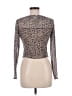 Kirious Brown Long Sleeve Top Size M - photo 2