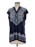 Soma Paisley Blue Sleeveless T-Shirt Size XS - photo 1
