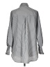 Assorted Brands 100% Polyester Stripes Gray Long Sleeve Blouse Size L - photo 2