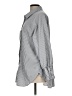 Assorted Brands 100% Polyester Stripes Gray Long Sleeve Blouse Size L - photo 5