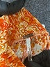 Free People Paisley Orange Casual Pants Size XS - photo 4