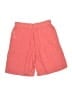 Eileen Fisher 100% Linen Checkered-gingham Red Board Shorts Size XXS - photo 2