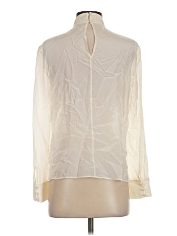 Alice + Olivia Long Sleeve Silk Top (view 2)