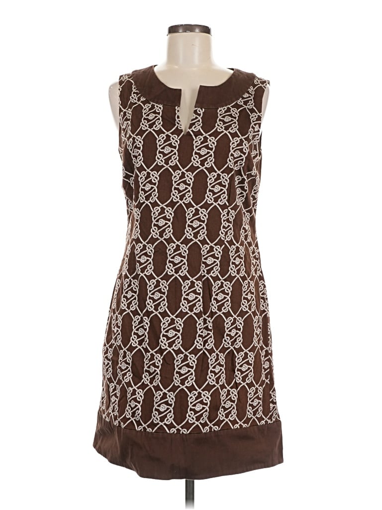 Pre-owned Vineyard Vines Casual Dress In Brown