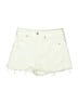 Express Ivory Denim Shorts Size 6 - photo 1