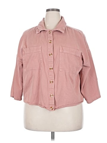 Thread & Supply 3/4 Sleeve Button-Down Shirt (view 1)