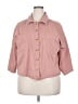 Thread & Supply Pink 3/4 Sleeve Button-Down Shirt Size 2X - photo 1
