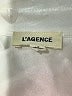 L'Agence Metallic Ivory Long Sleeve Blouse Size S - photo 7
