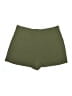Madewell 100% Polyester Solid Green Shorts Size 8 - photo 2