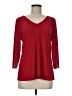MSK Red 3/4 Sleeve Top Size M - photo 1