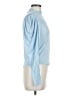 7 For All Mankind 100% Rayon Blue Long Sleeve Top Size M - photo 4