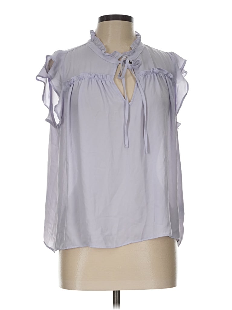 Pre-owned Jcrew Sleeveless Blouse In Purple