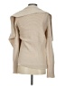 LED Luxe Essentials Denim 100% Polyester Tan Ivory Poncho Size S - photo 2
