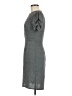 L'Agence 100% Polyester Houndstooth Gray Cocktail Dress Size Med (2) - photo 5