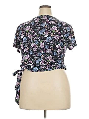 No Comment Short Sleeve Blouse (view 2)