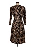 Connected Apparel Brown Cocktail Dress Size 8 Petite - photo 2