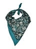 Louis Vuitton 100% Silk Teal scarf One size - photo 1