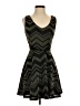Bebop Chevron-herringbone Black Cocktail Dress Size S - photo 1