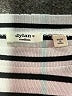 Dylan Stripes Ivory 3/4 Sleeve T-Shirt Size M - photo 7