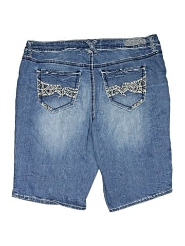 Hydraulic Denim Shorts (view 2)