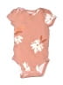Carter's Floral Orange Short Sleeve Onesie Size Newborn - photo 1