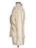 Ann Taylor Metallic Ivory Long Sleeve Blouse Size 12 - photo 5