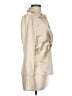 Ann Taylor Metallic Ivory Long Sleeve Blouse Size 12 - photo 4