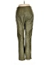 Veronica Beard 100% Leather Green Leather Pants Size 6 - photo 2