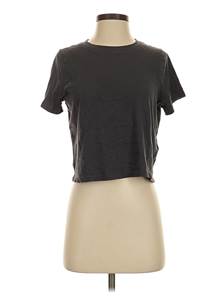 Pre-owned Madewell Short Sleeve T-shirt In Gray