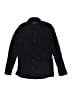 Zara Solid Black Long Sleeve Button-Down Shirt Size 11 - 12 - photo 1