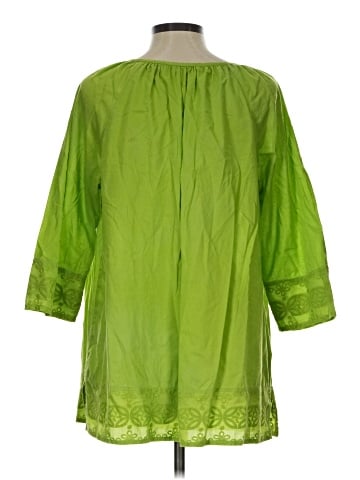 IZOD 3/4 Sleeve Blouse (view 2)