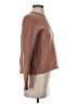 Madewell Solid Brown Stitchmix Pullover Sweater Size XXS - photo 4