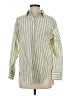 J.Crew 100% Cotton Stripes Green Long Sleeve Button-Down Shirt Size S - photo 1