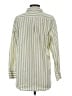 J.Crew 100% Cotton Stripes Green Long Sleeve Button-Down Shirt Size S - photo 2