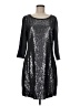 Old Navy Metallic Silver Cocktail Dress Size M - photo 1
