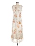 Christian Lacroix 100% Polyester Floral Ivory Cocktail Dress Size M - photo 1