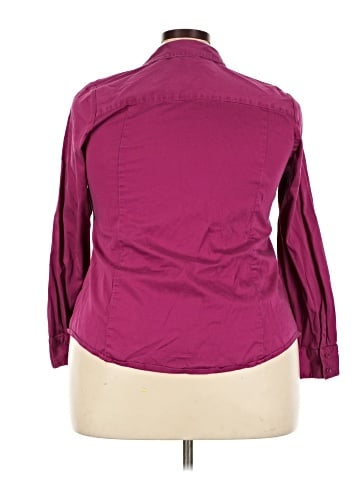 Lane Bryant 3/4 Sleeve Button-Down Shirt (view 2)