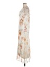 Christian Lacroix 100% Polyester Floral Ivory Cocktail Dress Size M - photo 5