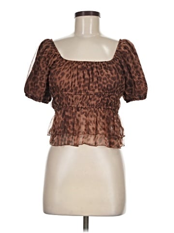 Pink Lily Short Sleeve Blouse (view 1)