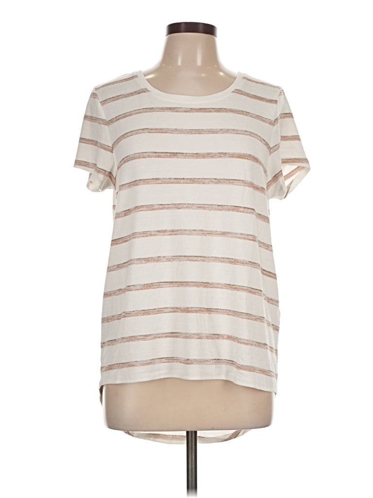 Pre-owned Market & Spruce Short Sleeve T-shirt In Ivory