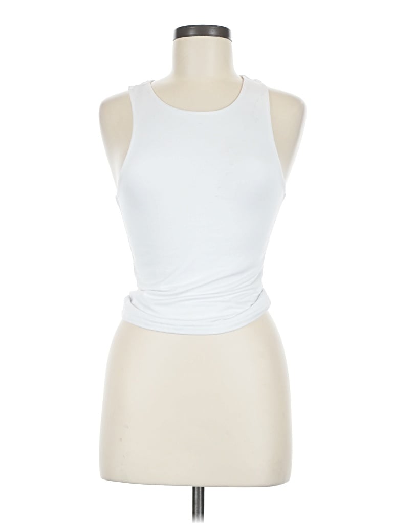 Pre-owned Assorted Brands Sleeveless T-shirt In White