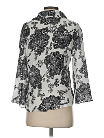 Essentials by Milano 3/4 Sleeve Blouse (view 2)